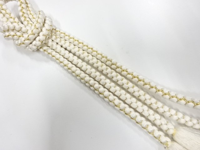 正絹　手組帯締め